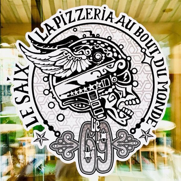 Emblème illustré du 69, Pizzeria au Bout du Monde